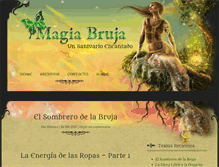 Tablet Screenshot of magiabruja.com